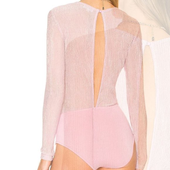 Wilhelmina Metallic Bodysuit - Picture 3 of 3